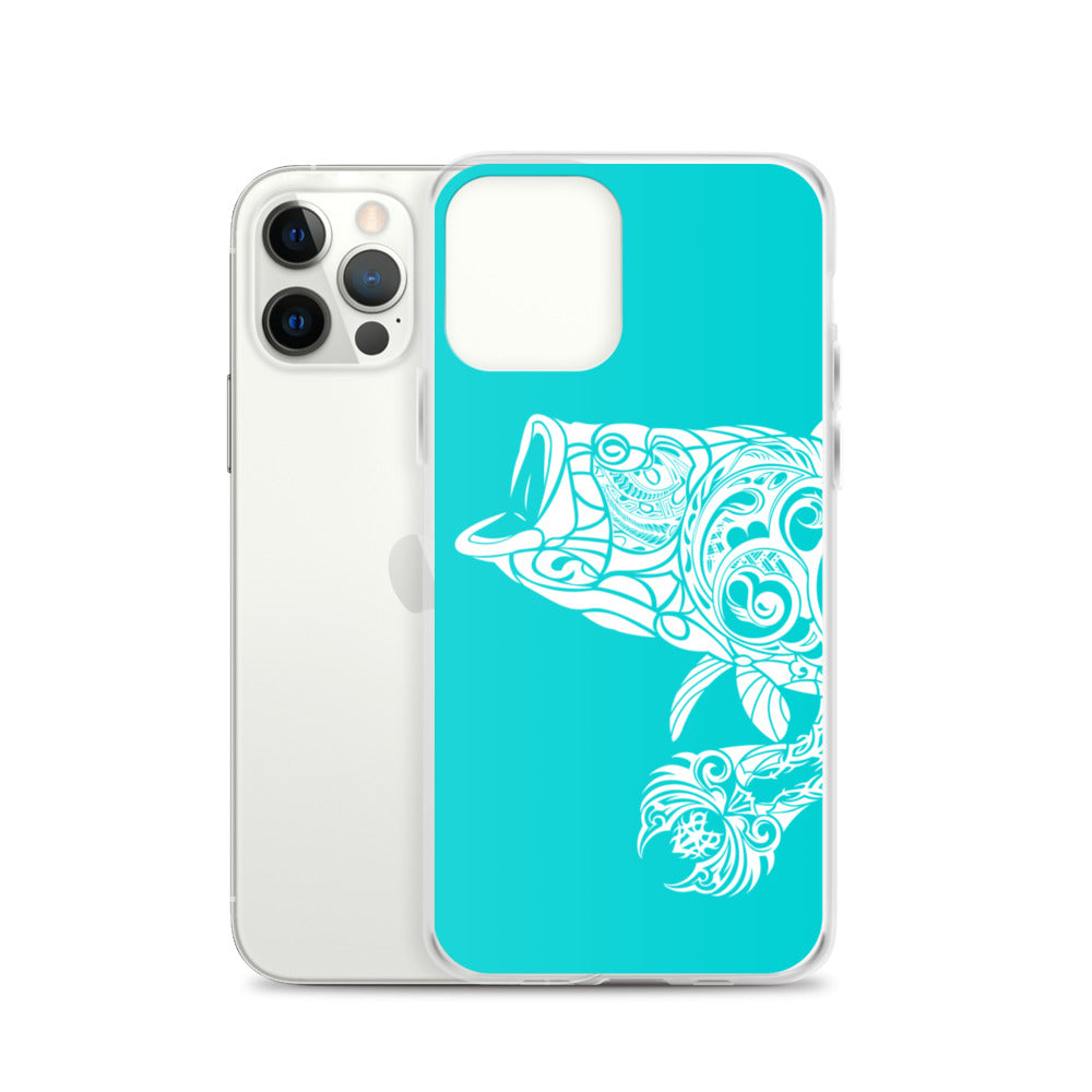 iPhone Case - Largemouth Bass - Turquosie