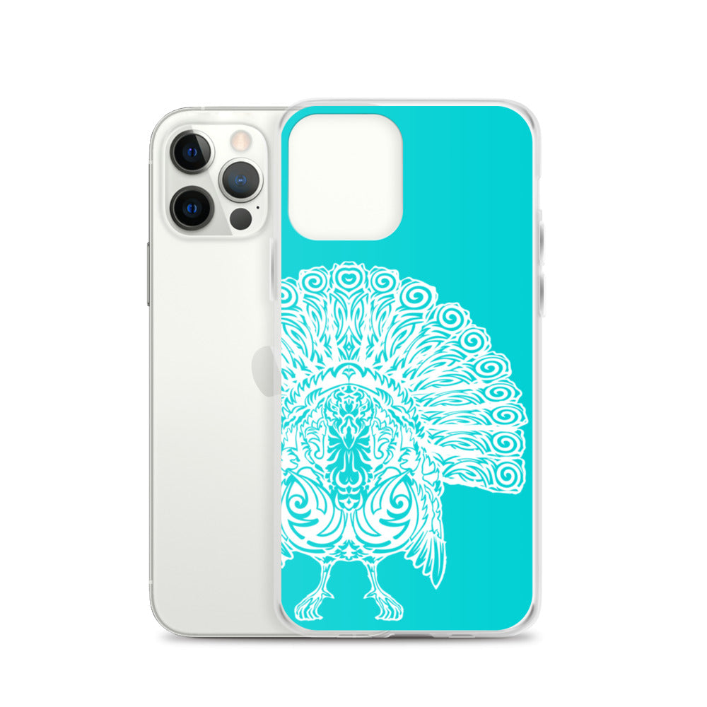 iPhone Case- Wild Turkey - Turquoise