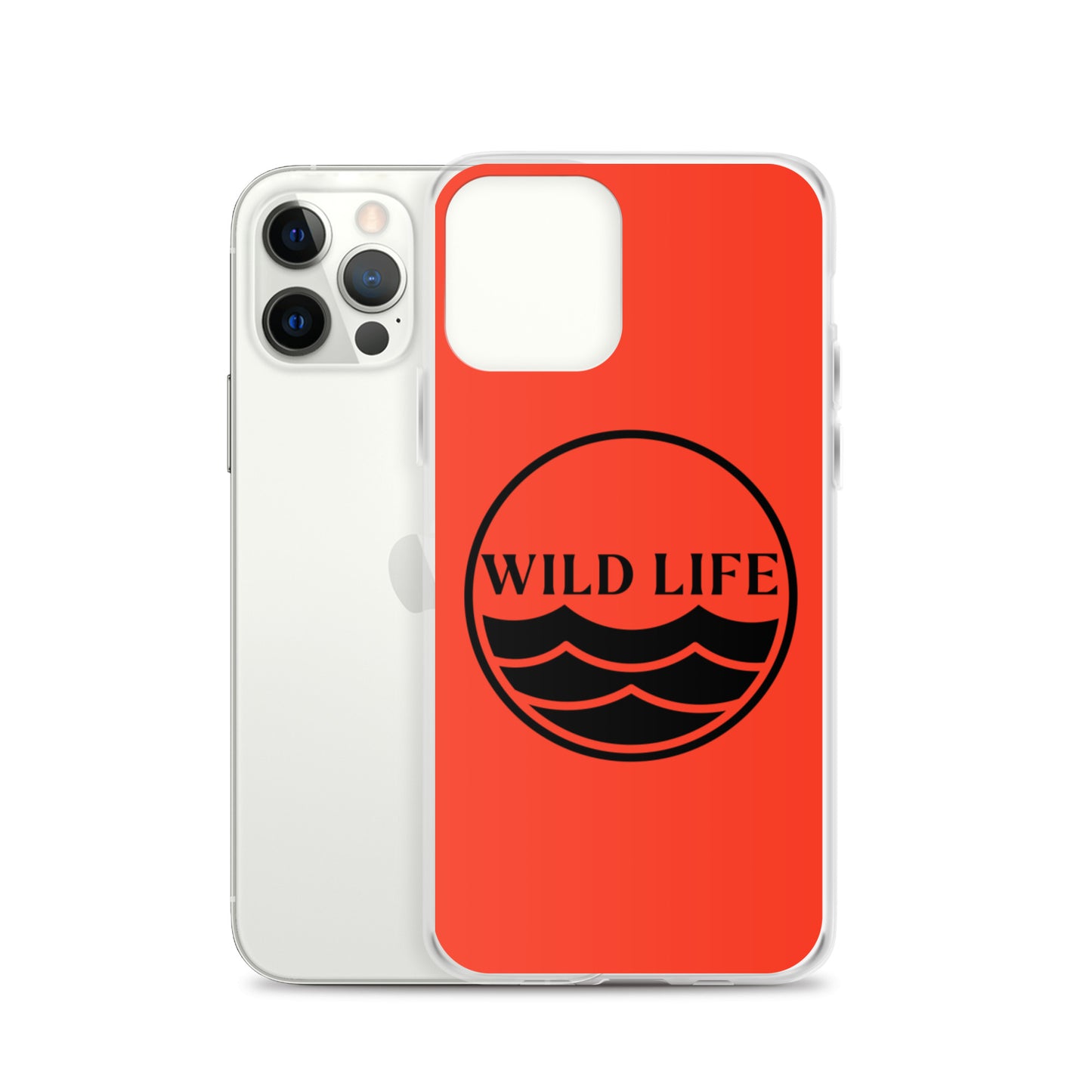 WILD LIFE iPhone Case - Fire Orange