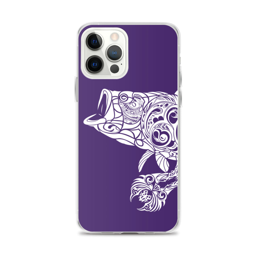 iPhone Case - Largemouth Bass - Purple