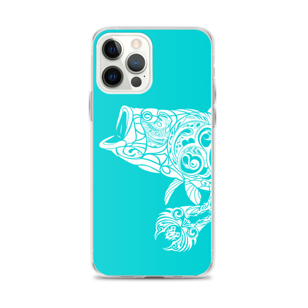 iPhone Case - Largemouth Bass - Turquosie