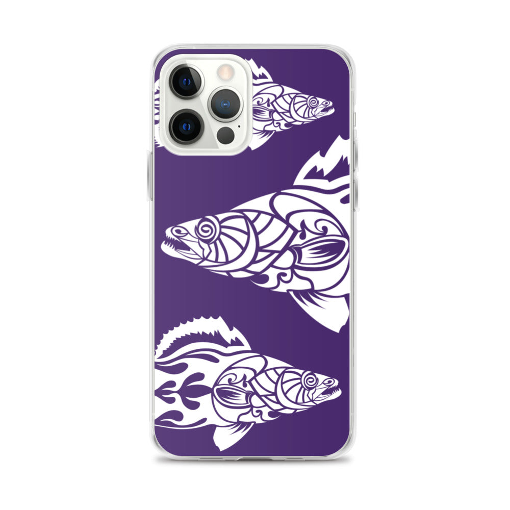 iPhone Case- Walleye - Purple