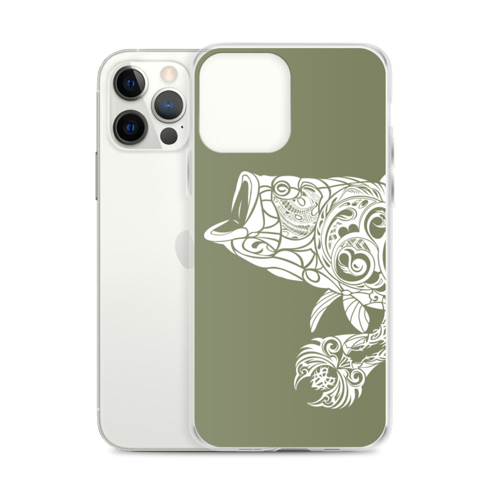 iPhone Case - Largemouth Bass - Forest Green