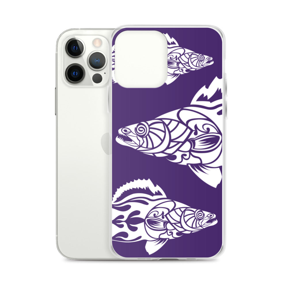 iPhone Case- Walleye - Purple