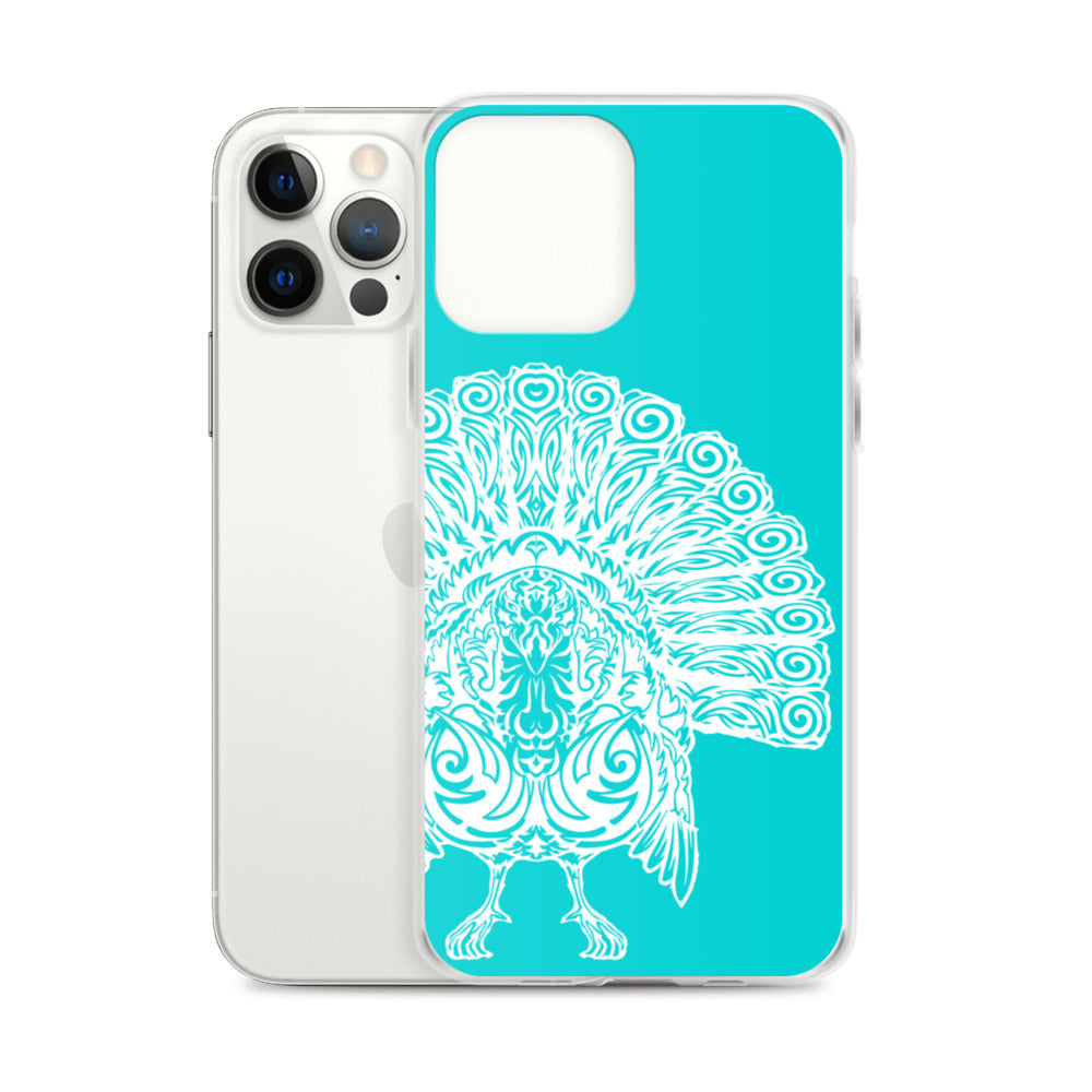 iPhone Case- Wild Turkey - Turquoise