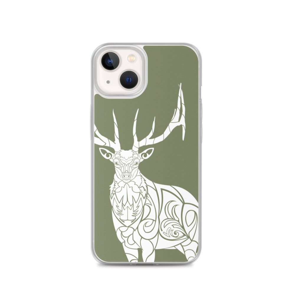 iPhone Case - Elk - Forest Green