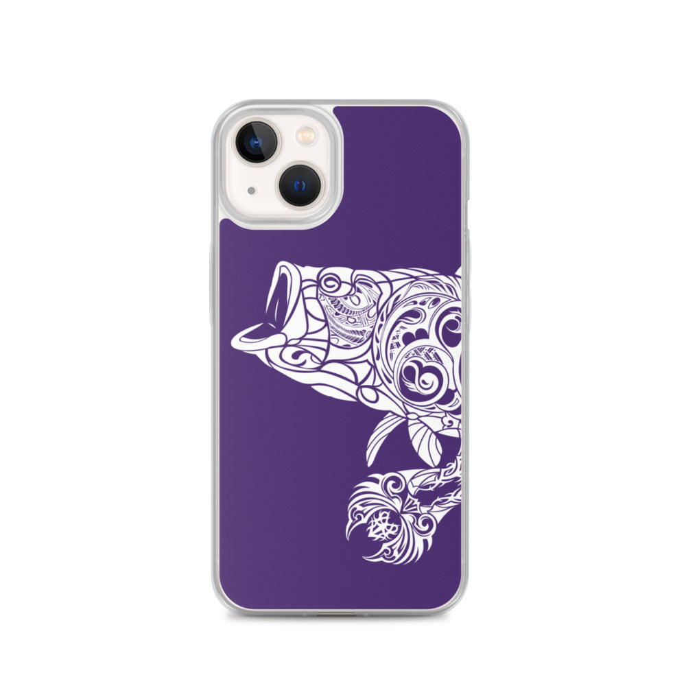 iPhone Case - Largemouth Bass - Purple