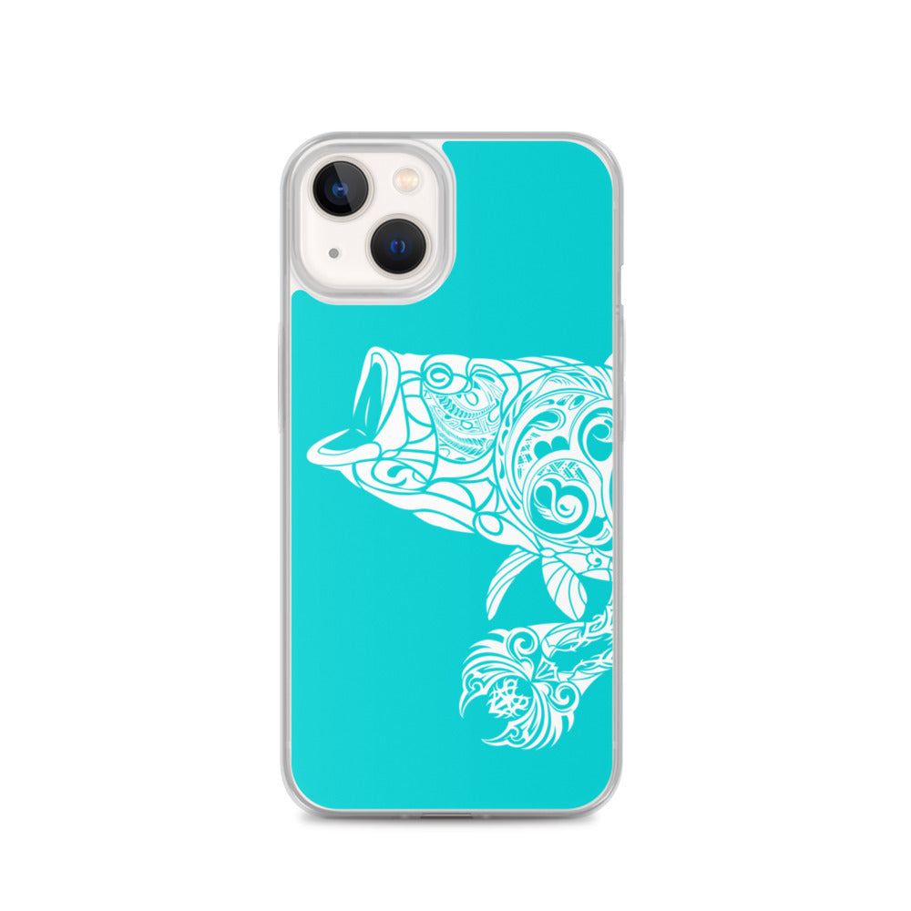 iPhone Case - Largemouth Bass - Turquosie