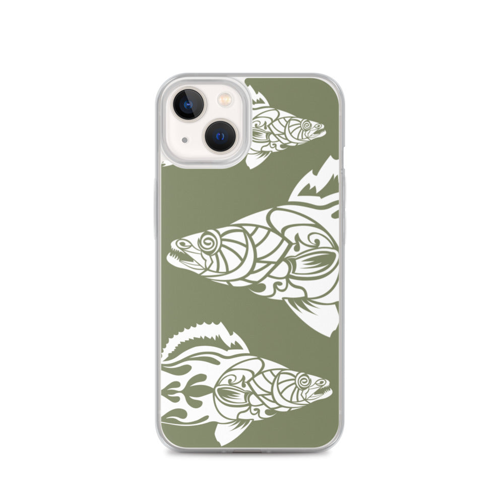 iPhone Case - Walleye - Forest Green