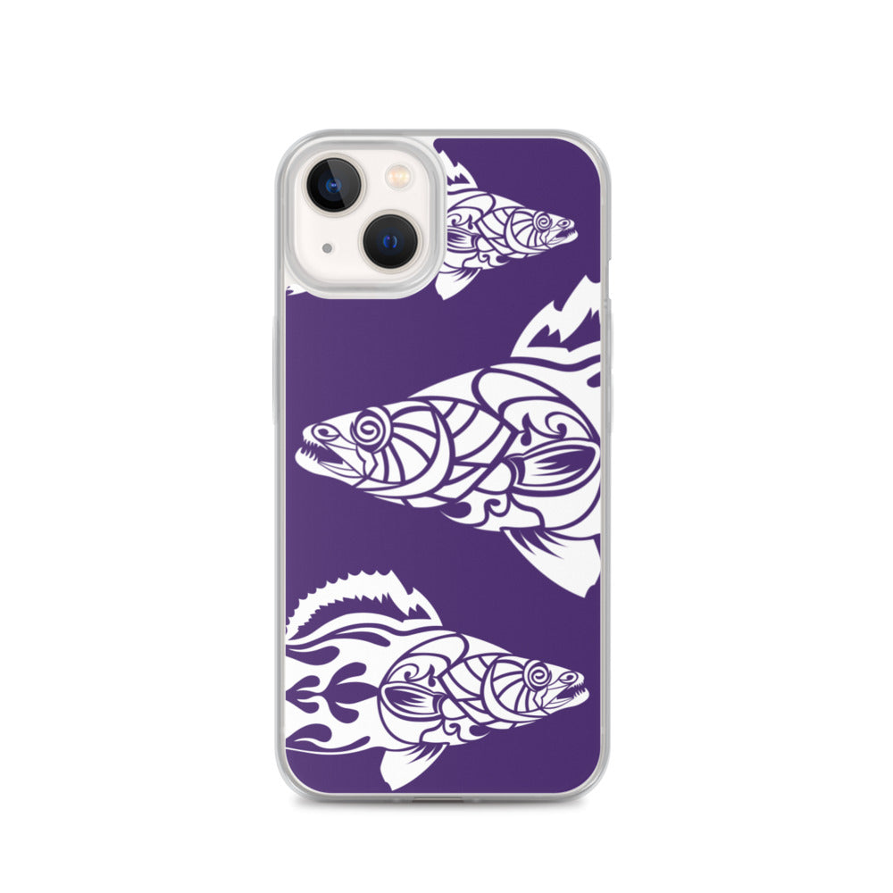 iPhone Case- Walleye - Purple