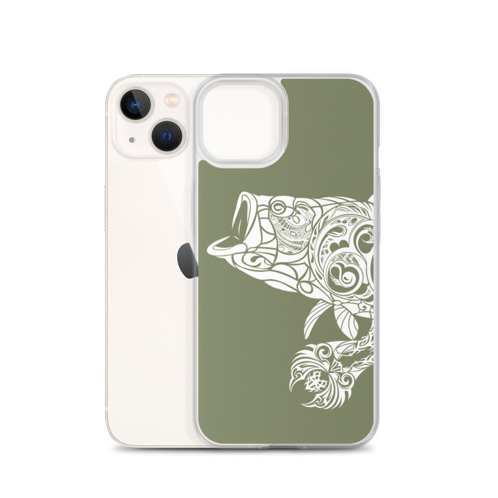 iPhone Case - Largemouth Bass - Forest Green