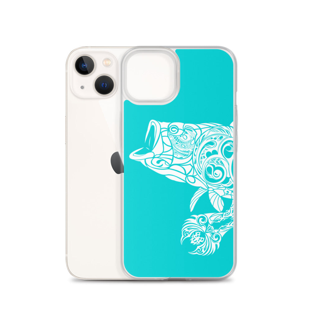 iPhone Case - Largemouth Bass - Turquosie