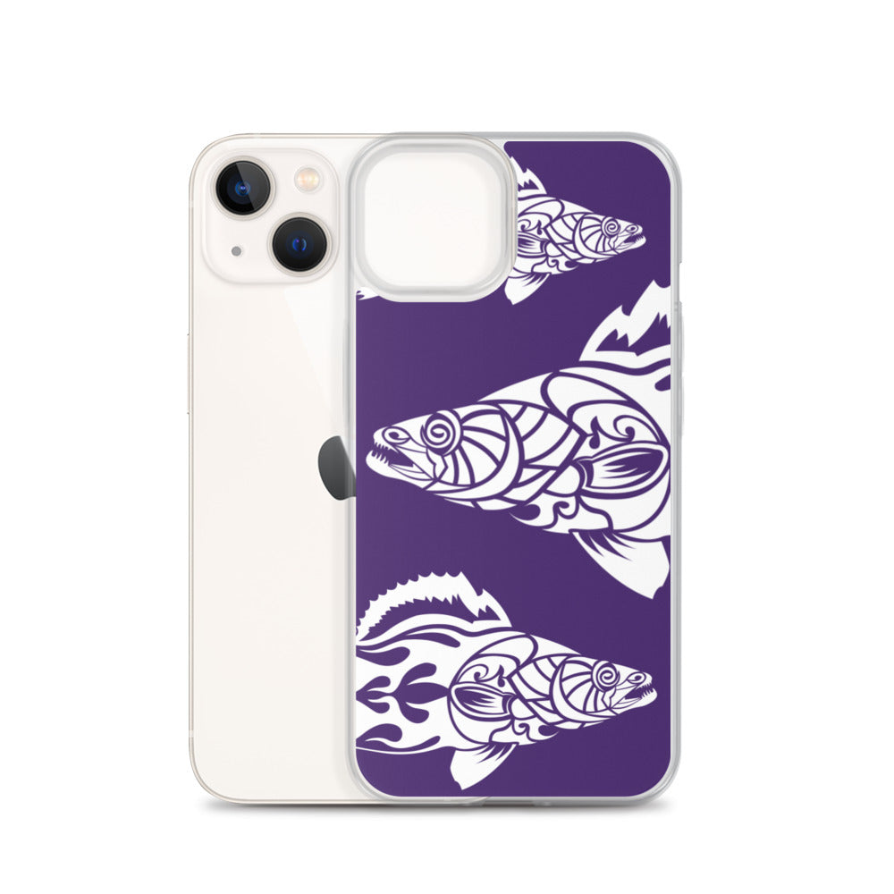 iPhone Case- Walleye - Purple