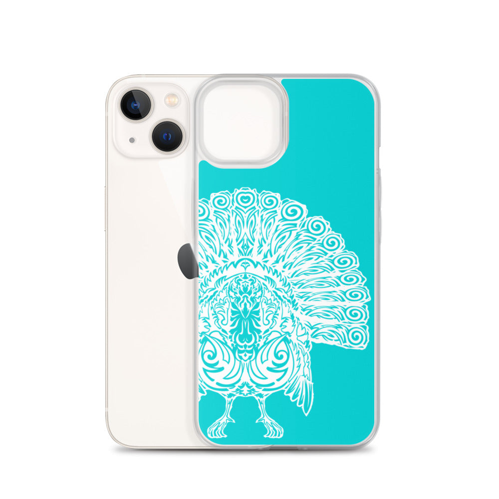 iPhone Case- Wild Turkey - Turquoise