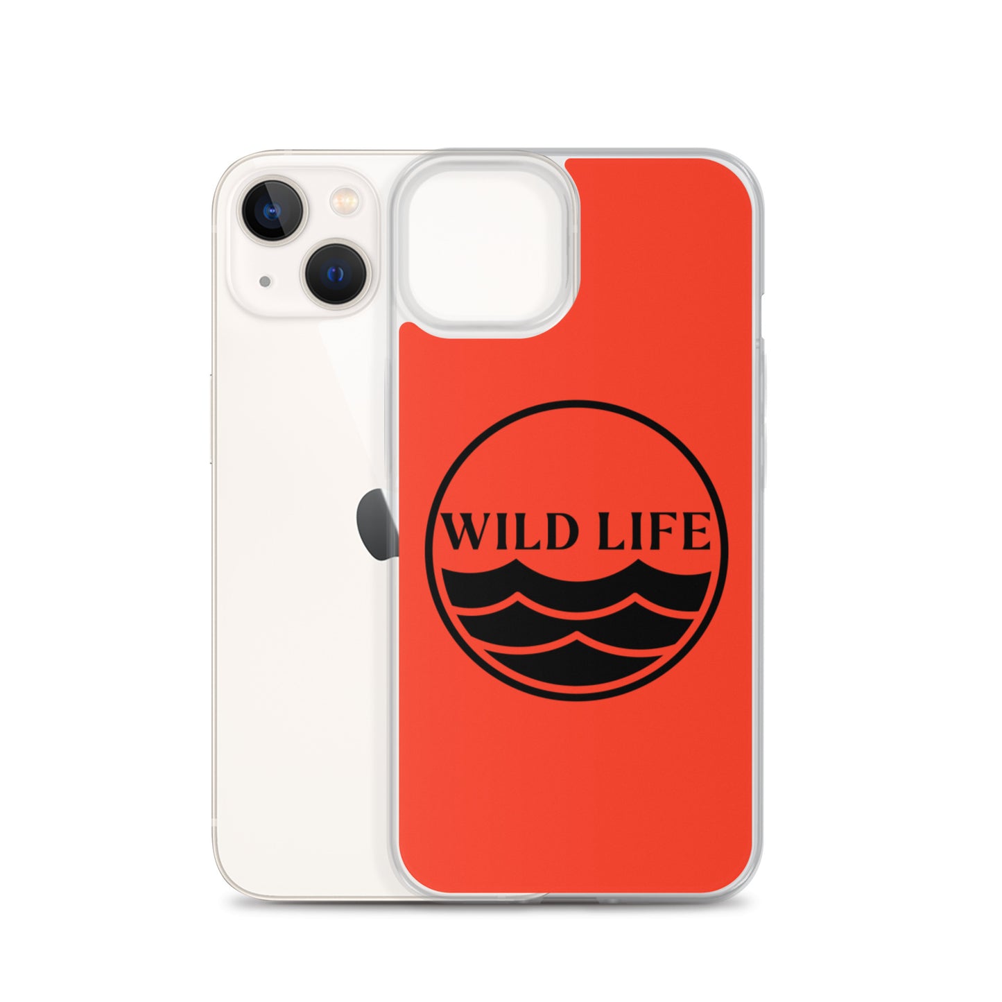 WILD LIFE iPhone Case - Fire Orange