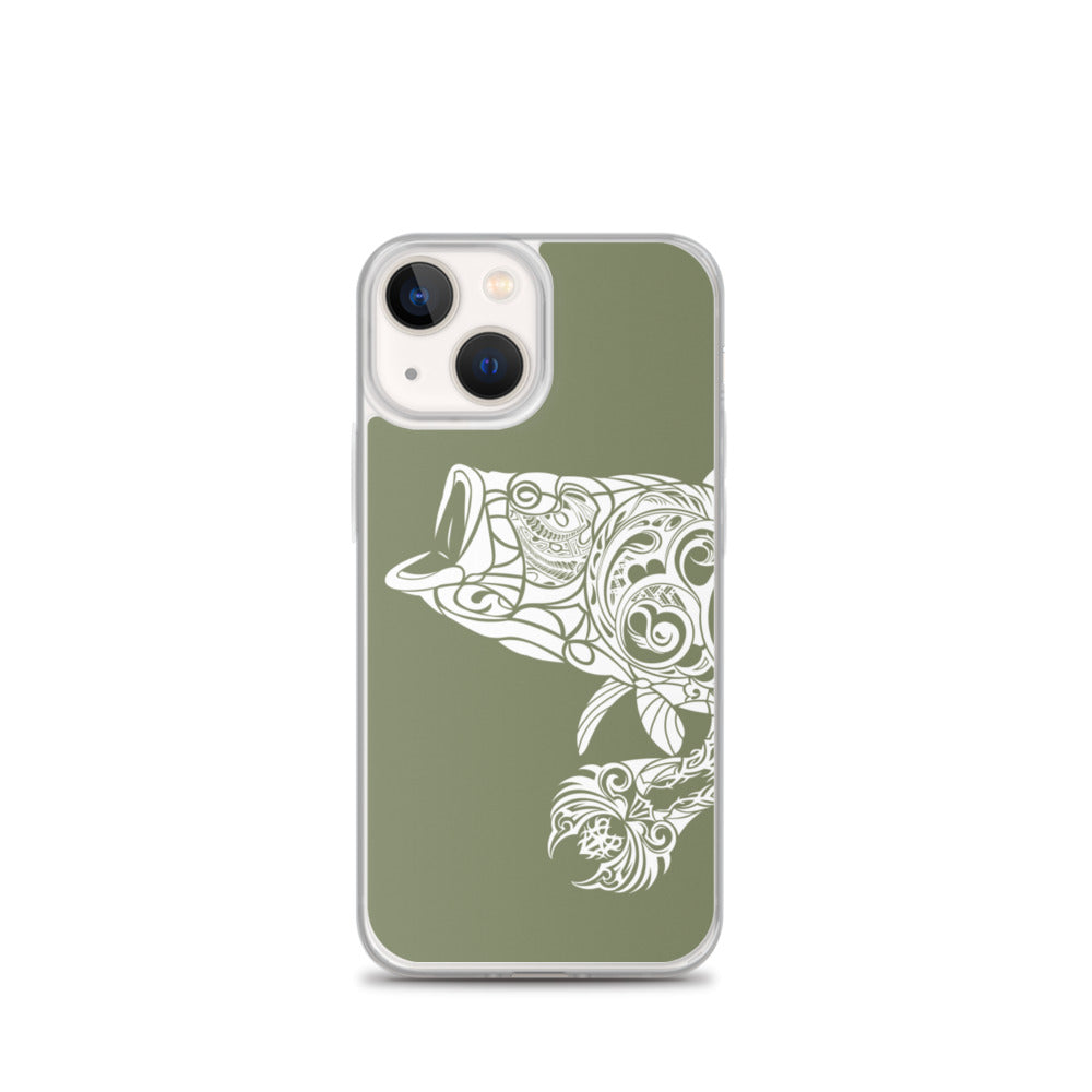 iPhone Case - Largemouth Bass - Forest Green