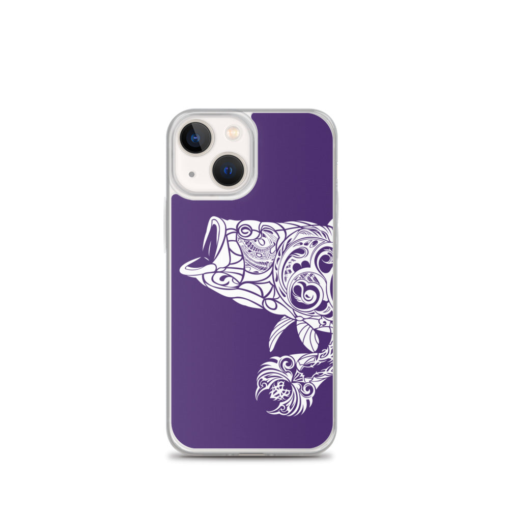 iPhone Case - Largemouth Bass - Purple