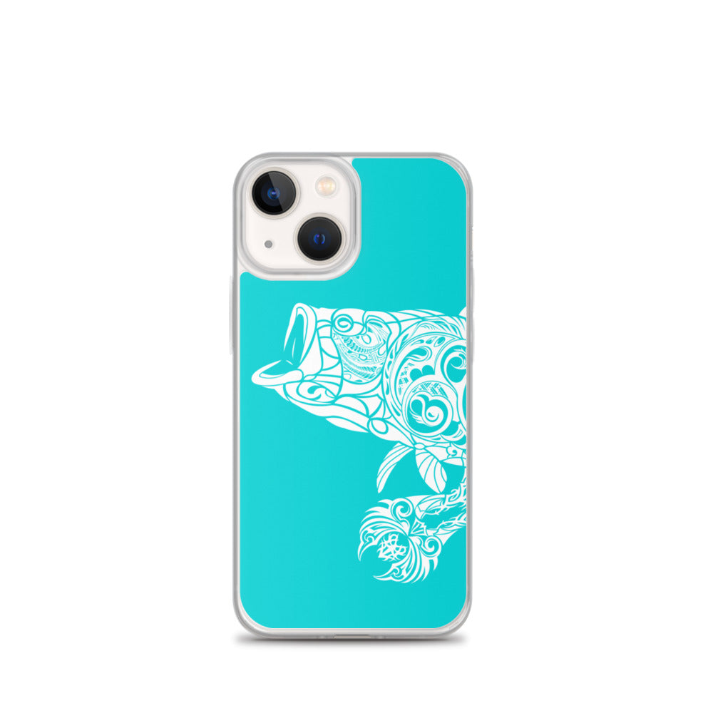 iPhone Case - Largemouth Bass - Turquosie