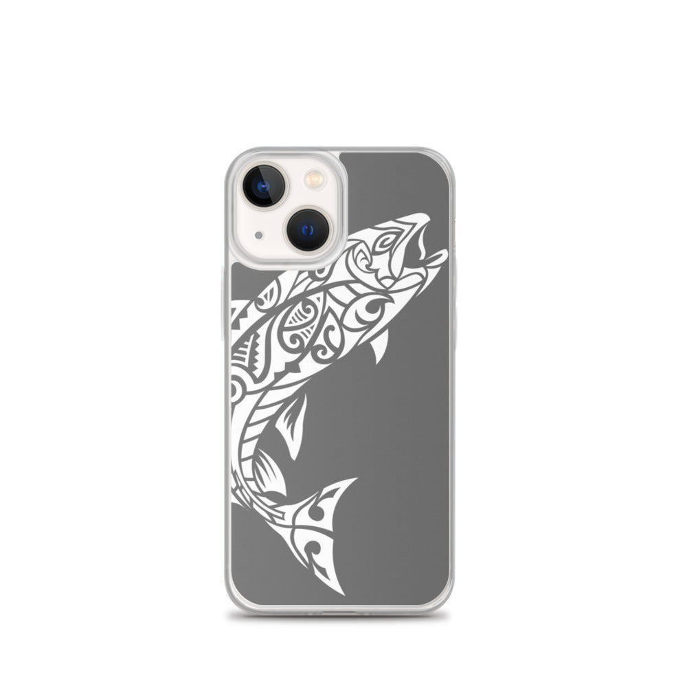 iPhone Case - Rainbow Trout - Grey