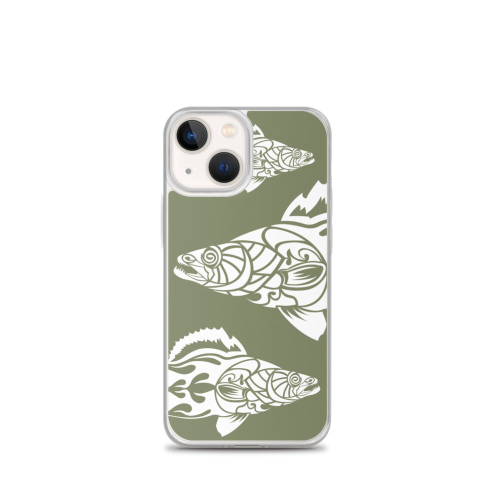 iPhone Case - Walleye - Forest Green