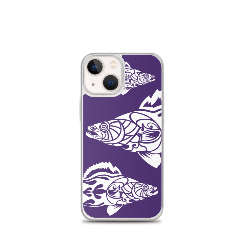 iPhone Case- Walleye - Purple