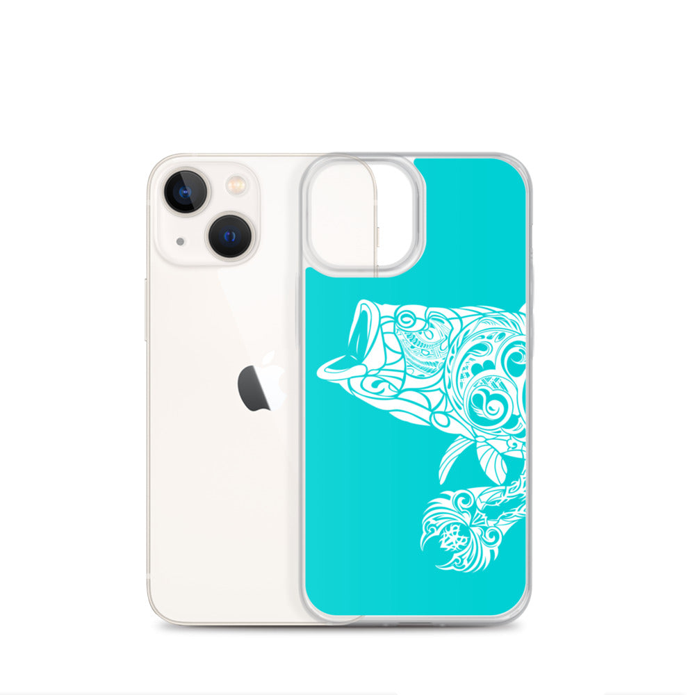 iPhone Case - Largemouth Bass - Turquosie