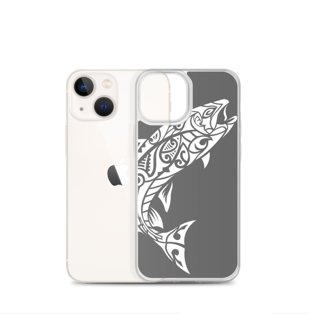 iPhone Case - Rainbow Trout - Grey