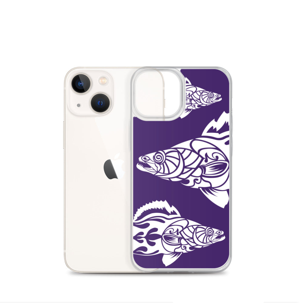 iPhone Case- Walleye - Purple