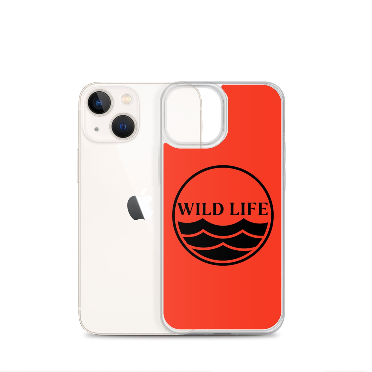 WILD LIFE iPhone Case - Fire Orange