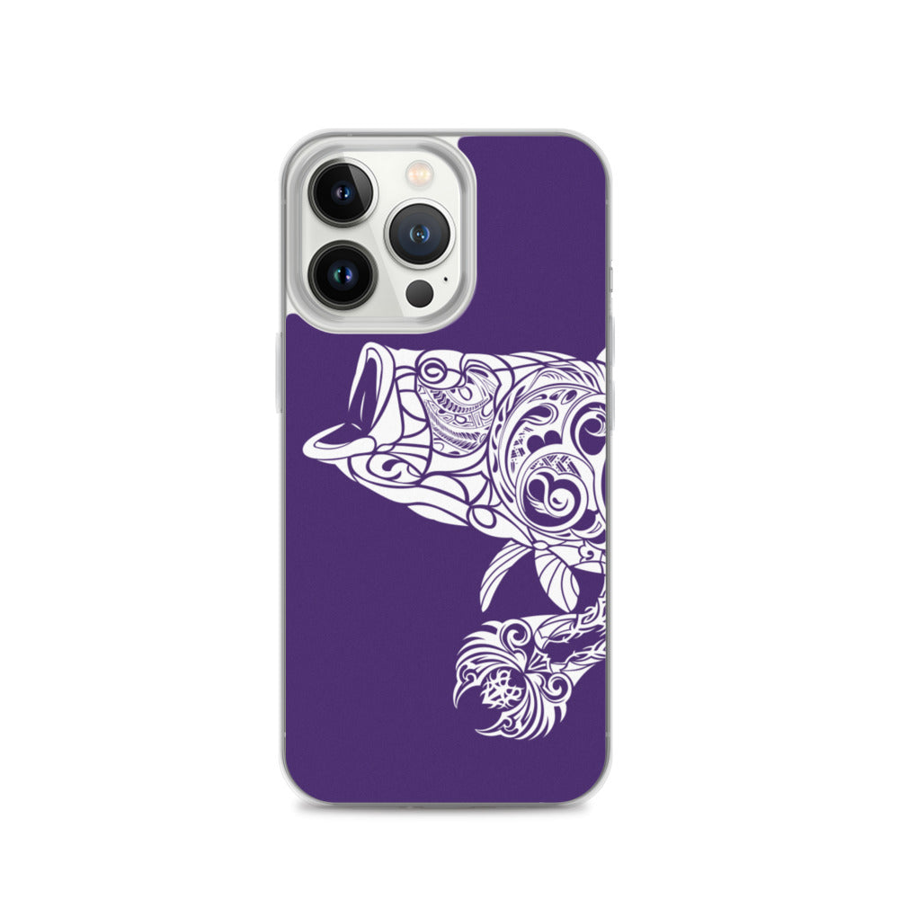 iPhone Case - Largemouth Bass - Purple