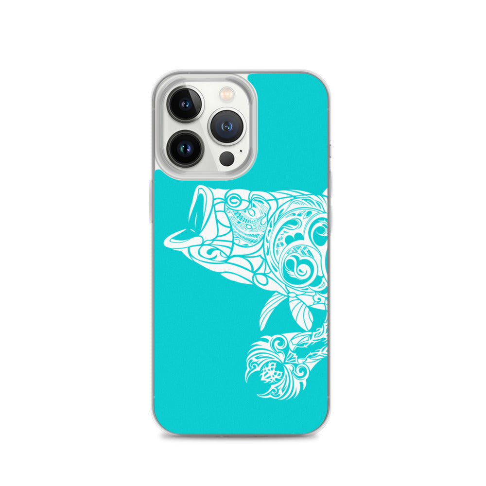 iPhone Case - Largemouth Bass - Turquosie