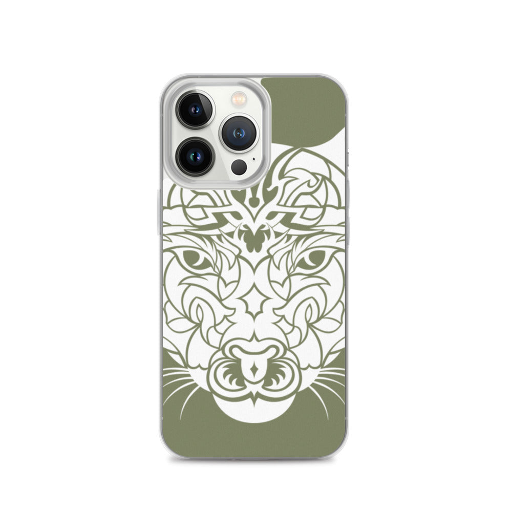 iPhone Case - Mountain Lion - Forest Green
