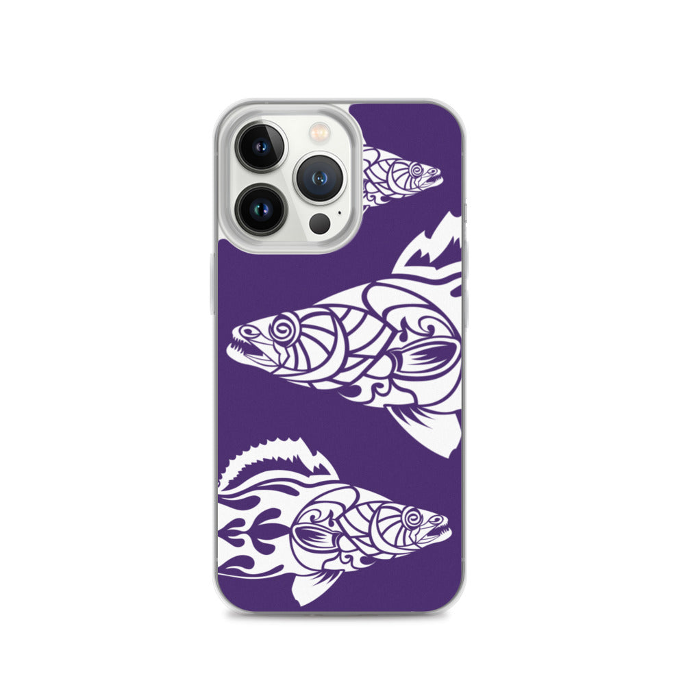 iPhone Case- Walleye - Purple