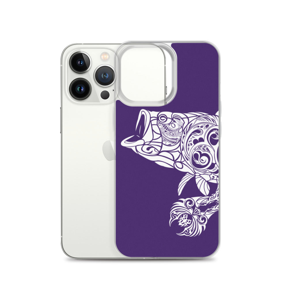 iPhone Case - Largemouth Bass - Purple