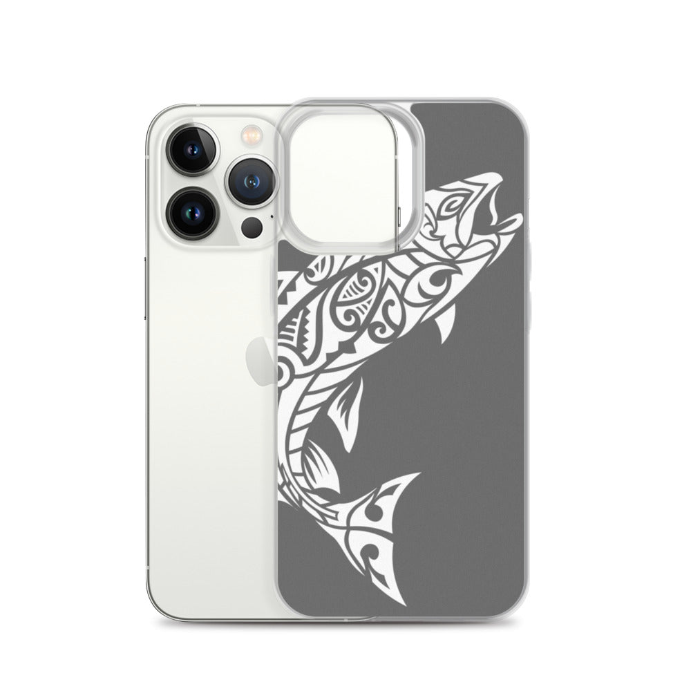 iPhone Case - Rainbow Trout - Grey