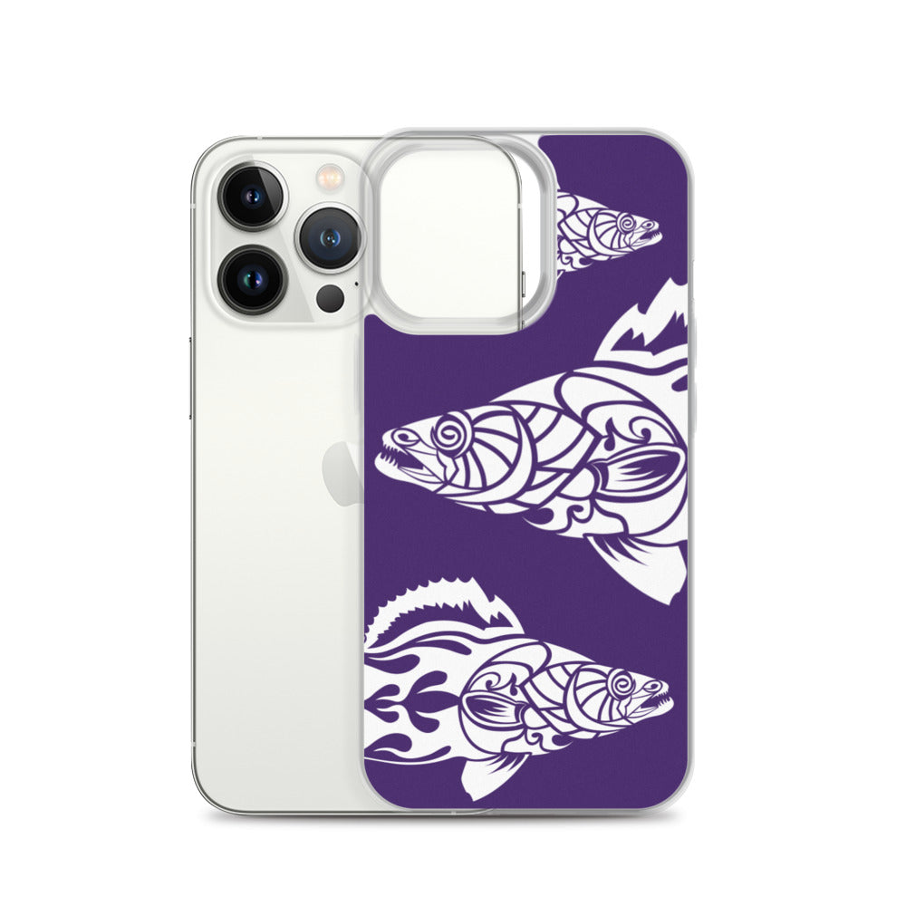 iPhone Case- Walleye - Purple