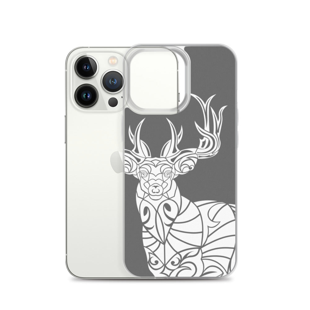 iPhone Case - Whitetail Deer - Grey