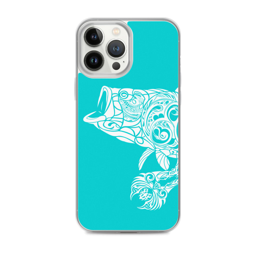 iPhone Case - Largemouth Bass - Turquosie