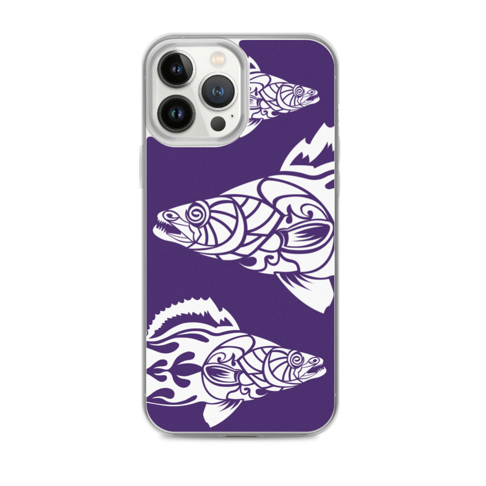 iPhone Case- Walleye - Purple