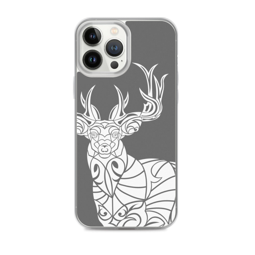 iPhone Case - Whitetail Deer - Grey