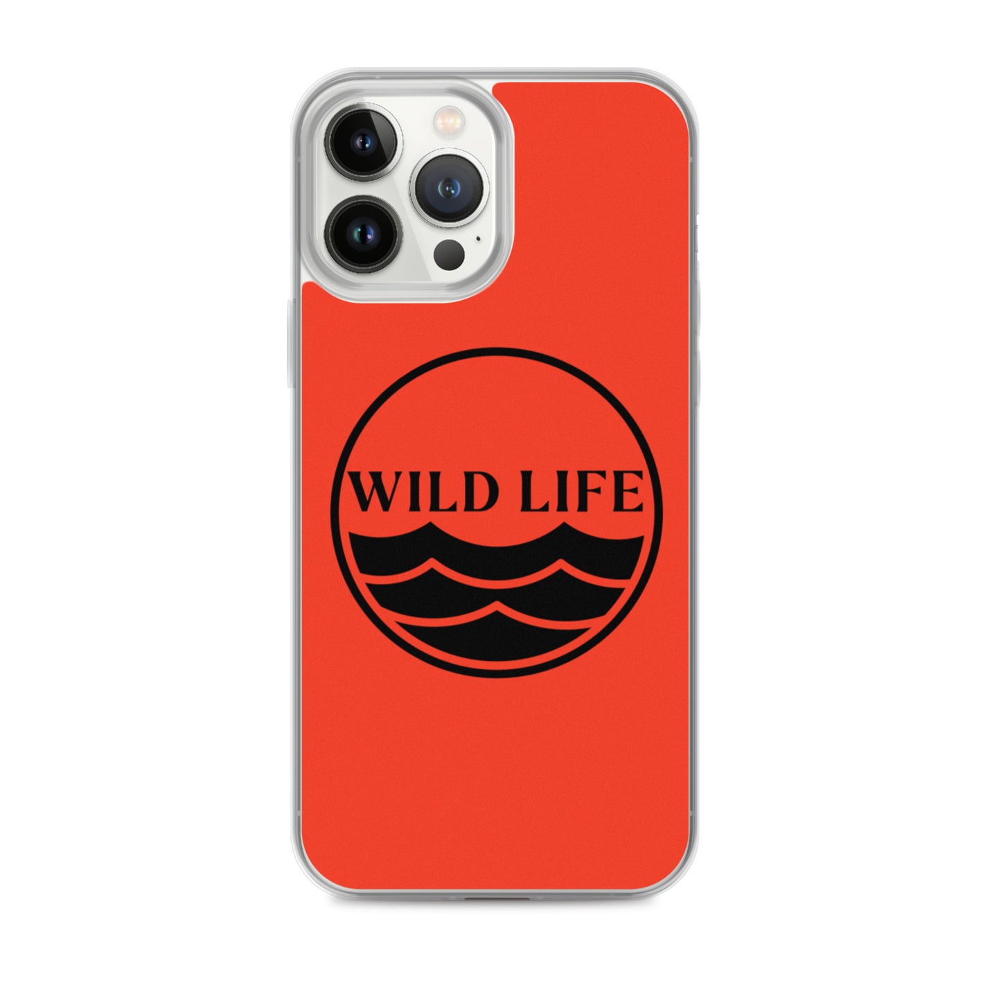 WILD LIFE iPhone Case - Fire Orange