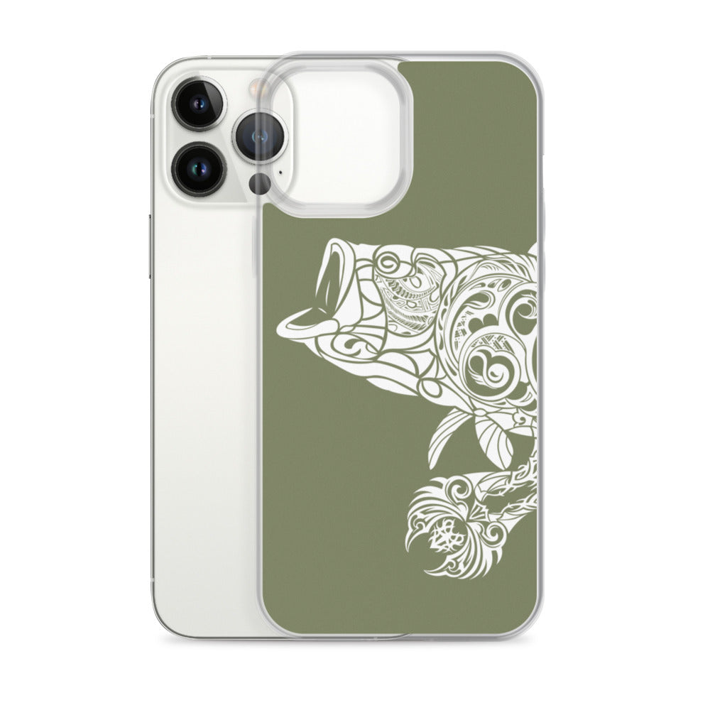 iPhone Case - Largemouth Bass - Forest Green