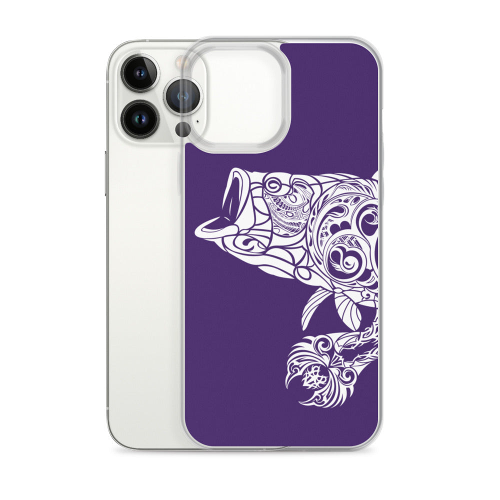 iPhone Case - Largemouth Bass - Purple