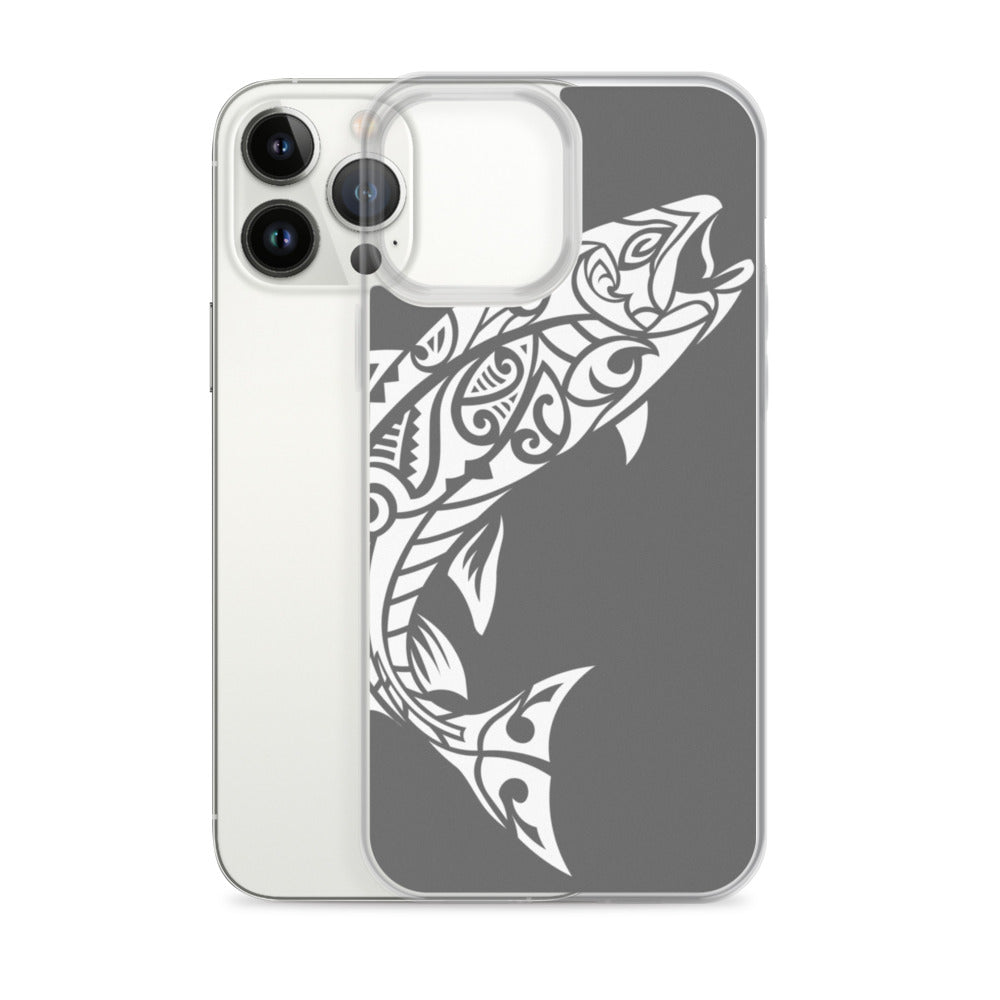 iPhone Case - Rainbow Trout - Grey