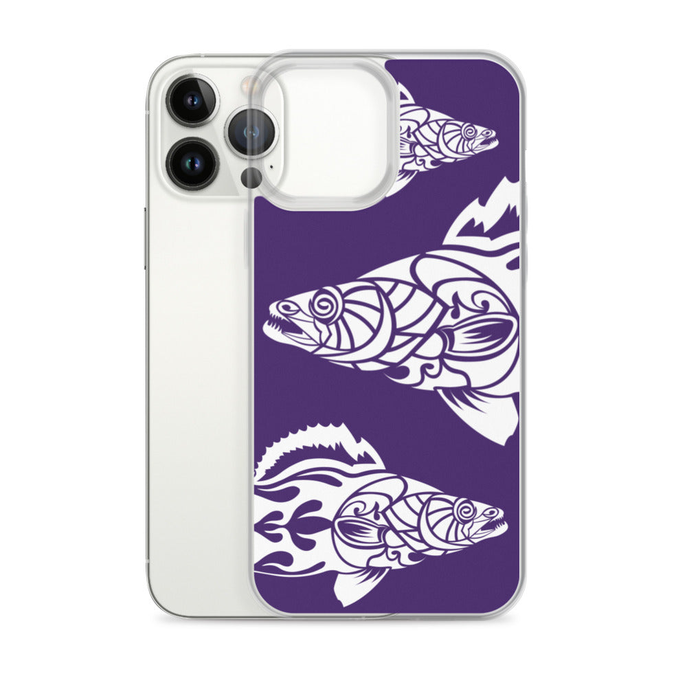 iPhone Case- Walleye - Purple