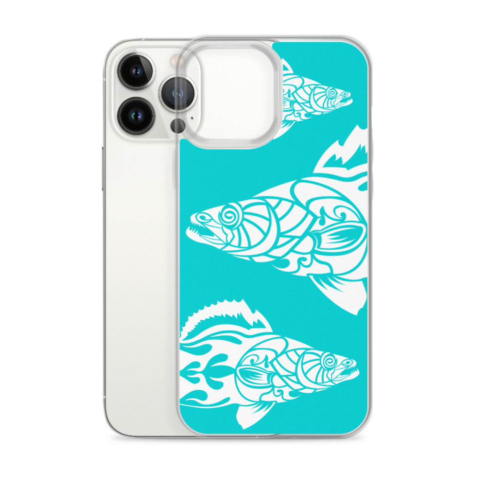 iPhone Case- Walleye - Turquoise