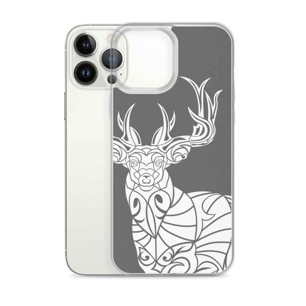 iPhone Case - Whitetail Deer - Grey