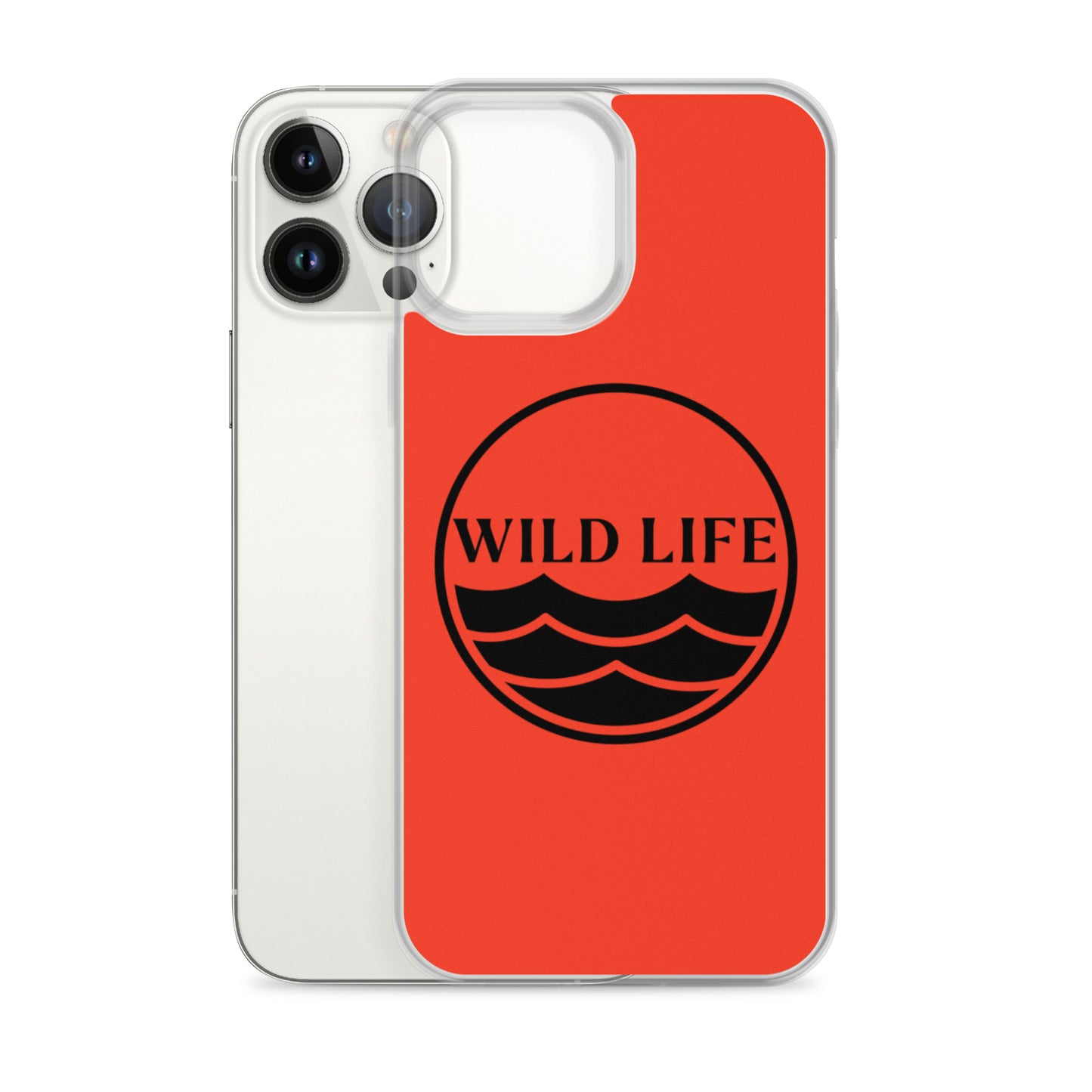 WILD LIFE iPhone Case - Fire Orange