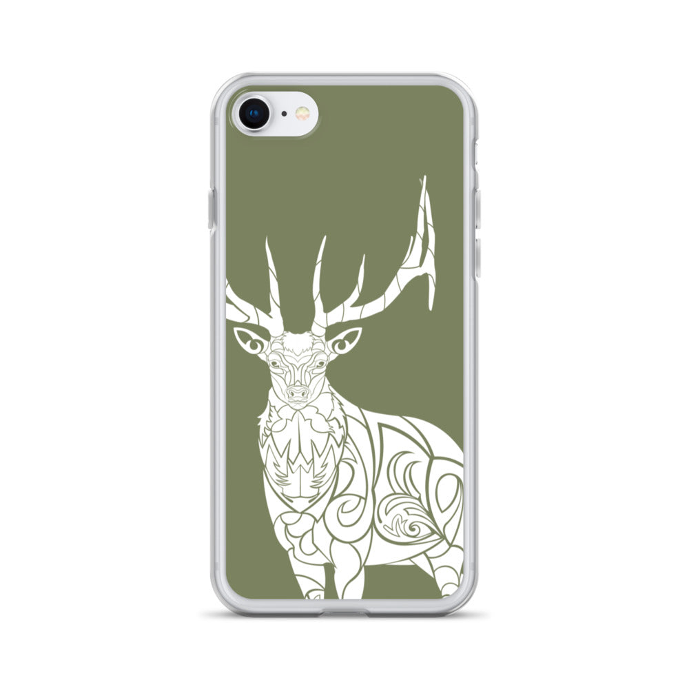 iPhone Case - Elk - Forest Green