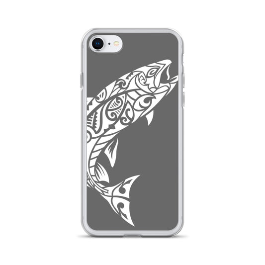 iPhone Case - Rainbow Trout - Grey